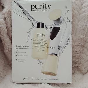 Philosophy facial cleanser, battery, 4oz purity